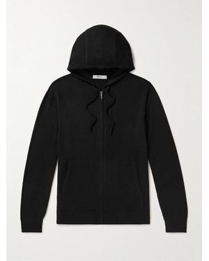 MR P. Wool And Cashmere-Blend Zip-Up Hoodie - Black