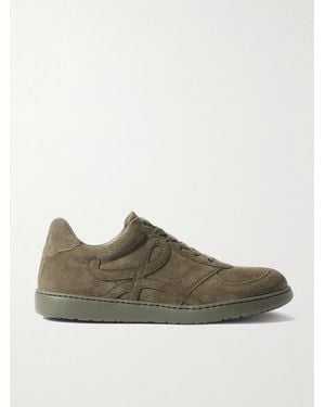 Loewe Jambo Suede Trainers - Green