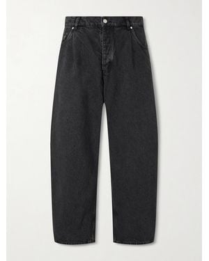 A Kind Of Guise Straight-leg Pleated Organic Jeans - Blue