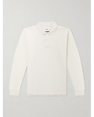 Drake's Cotton-Piqué Polo Shirt - Natural
