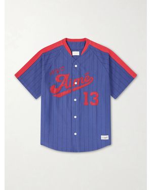 Aimé Leon Dore Printed Cotton-Jersey Shirt - Blue