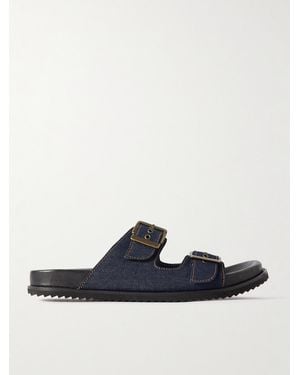 MR P. David Denim Sandals - Blue