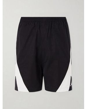 Acne Studios Rofit Logo-embroidered Shell Shorts - Black