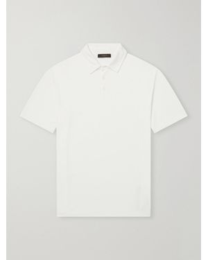 Slowear Incotex Zanone Slim-Fit Icecotton Polo Shirt - White