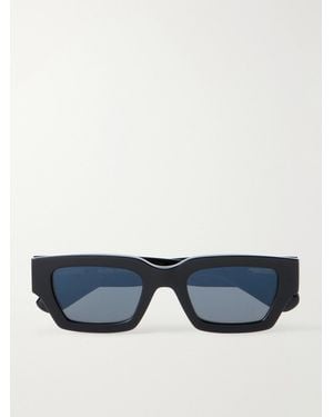 Oliver Peoples Jil Sander Edition 6 Square-Frame Acetate Sunglasses - Blue