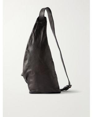 Officine Creative Helmet/30 Textured-Leather Messenger Bag - White