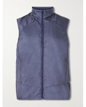 Goldwin Light Warmer Kochi Padded Pertex Quantum Air Diamond Fuse Running Gilet - Blue