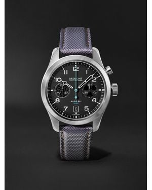 Bremont Vulcan Limited Edition Automatic Chronograph 42Mm Stainless Steel And Sailcloth Watch, Ref. No. Vulcan-R-S - Black