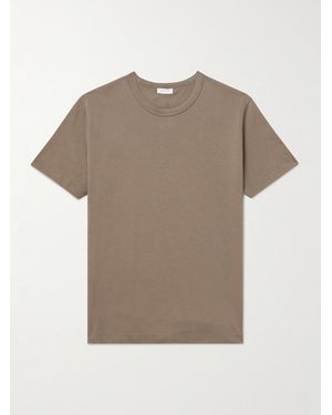 Sunspel Supima Cotton-jersey T-shirt - Grey
