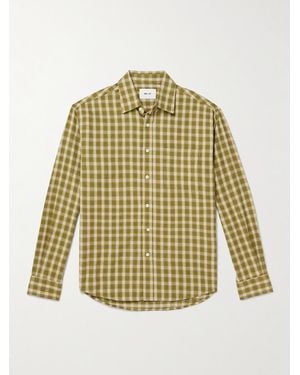 NN07 Deon 5465 Organic Cotton-Flannel Shirt - Metallic