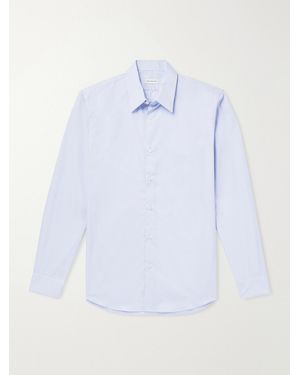 Dries Van Noten Curles Cotton-poplin Shirt - Blue