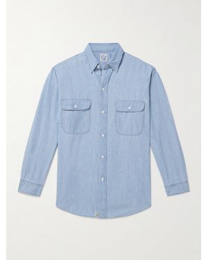 Orslow Cotton-Chambray Shirt - Blue