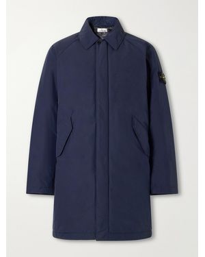 Stone Island Micro Reps Shell Coat - Blue