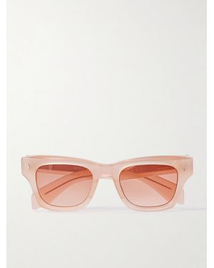Jacques Marie Mage Dealan 53 D-Frame Acetate Sunglasses - Pink