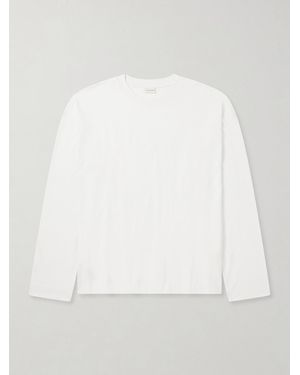 Dries Van Noten Cotton-Jersey T-Shirt - White