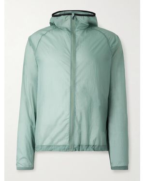 District Vision Nylon Micro-Ripstop Hooded Jacket - Green
