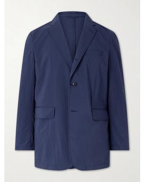 Beams Plus 3B Anywhere(Wear) Seersucker Blazer - Blue