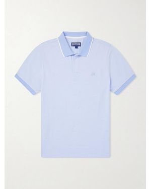 Vilebrequin Palatin Cotton-Piqué Polo Shirt - Blue