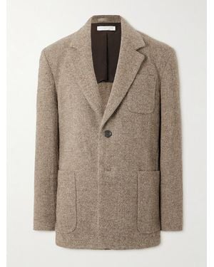 Our Legacy Embrace Virgin Wool And Hemp-blend Blazer - Natural