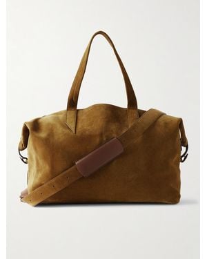 Metier Nomad Suede Weekend Bag - Brown