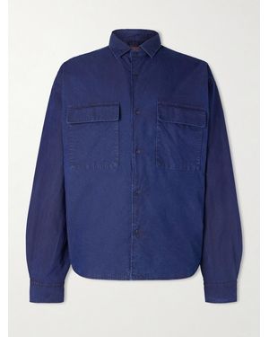 A Kind Of Guise Nanamica Insulation Padded Cotton-blend Shell Shirt - Blue