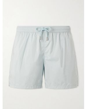 Thom Sweeney Straight-Leg Mid-Length Swim Shorts - Blau