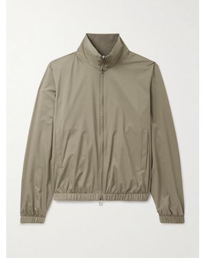Loro Piana Reversible Windmate Storm System Nylon And Cashmere Blouson Jacket - Green