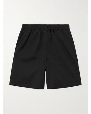 FRAME Shorts A Gamba Larga - Nero