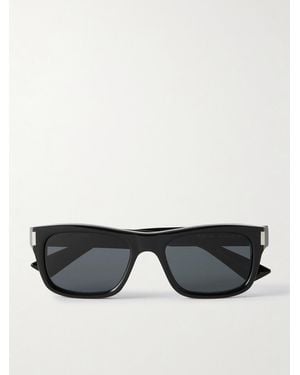 Saint Laurent Square-Frame Acetate Sunglasses - Black