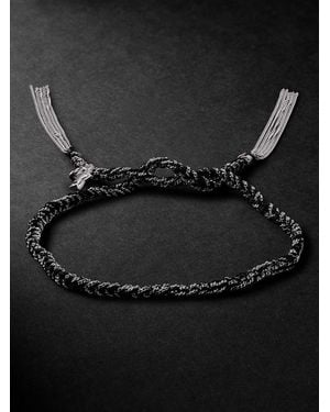 Carolina Bucci Health Lucky And Silk Bracelet - Black