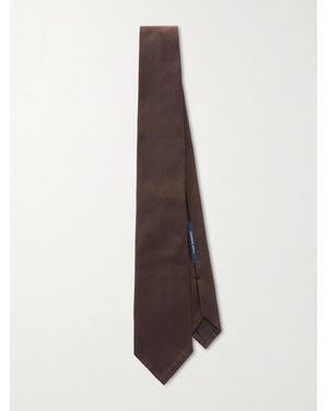 Thom Sweeney 8cm Silk-twill Tie - Natural