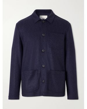 Altea Pablo Cashmere Overshirt - Blue