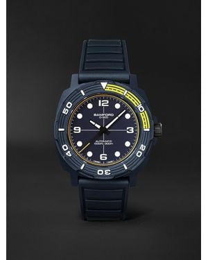 BAMFORD LONDON D-300 Automatic Ceramic Watch - Blue