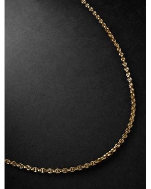 Hoorsenbuhs Micro Open-LinkTM Gliederkette aus 18 Karat Gold mit Diamanten - Schwarz