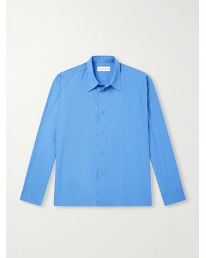 Studio Nicholson Cotton-Poplin Shirt - Blue