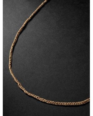 Carolina Bucci Energy Lucky And Silk Necklace - Black