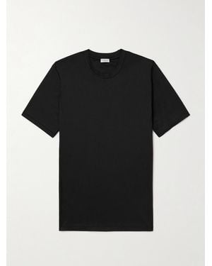 Zimmerli of Switzerland Sea Island Cotton-jersey T-shirt - Black