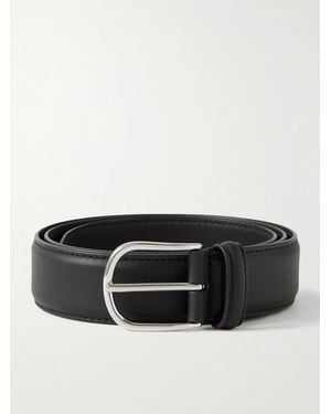 Anderson's 3.5Cm Leather Belt - Black
