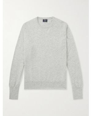 William Lockie Oxton Cashmere Jumper - White