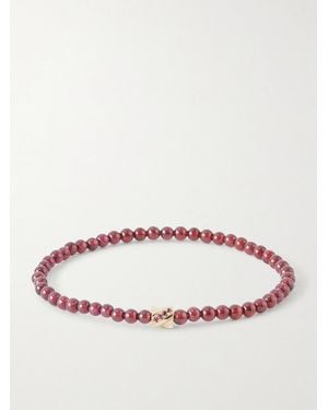 Luis Morais 14-Karat Ruby And Sapphire Bracelet - Red