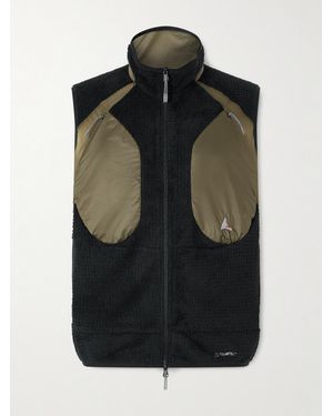 ROA Ocular Two-Tone Polartec High Loft Gilet - Black