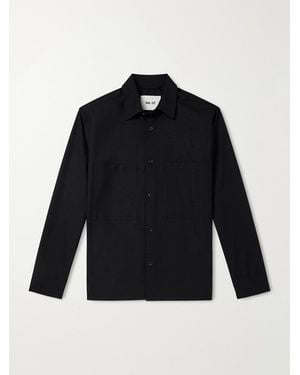NN07 Freddy 10037 Twill Shirt - Blue