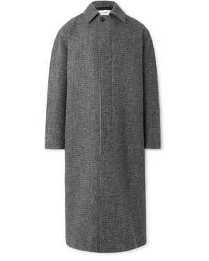 Celine Wool-Tweed Coat - Gray