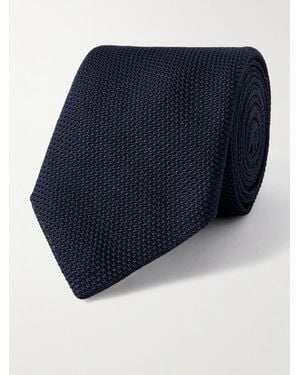 Sid Mashburn 6Cm Silk-Grenadine Tie - Blue