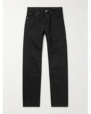 Visvim Social Sculpture 19 Slim-Fit Straight-Leg Selvedge Jeans - Black