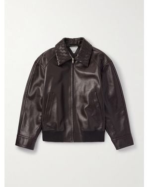 Bottega Veneta Leather Jacket - Black