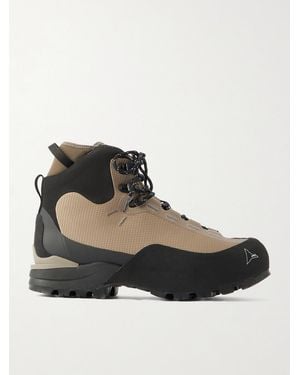 ROA Hida Rubber-Trimmed Cordura Hiking Boots - Black