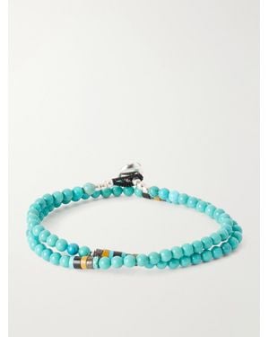 Mikia Sterling Multi-Stone Beaded Bracelet - Green