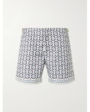 Orlebar Brown Bulldog Passeto Printed Swimshorts - White