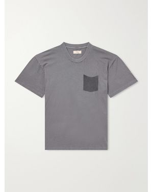 CHERRY LA Printed Cotton-Jersey T-Shirt - Grey